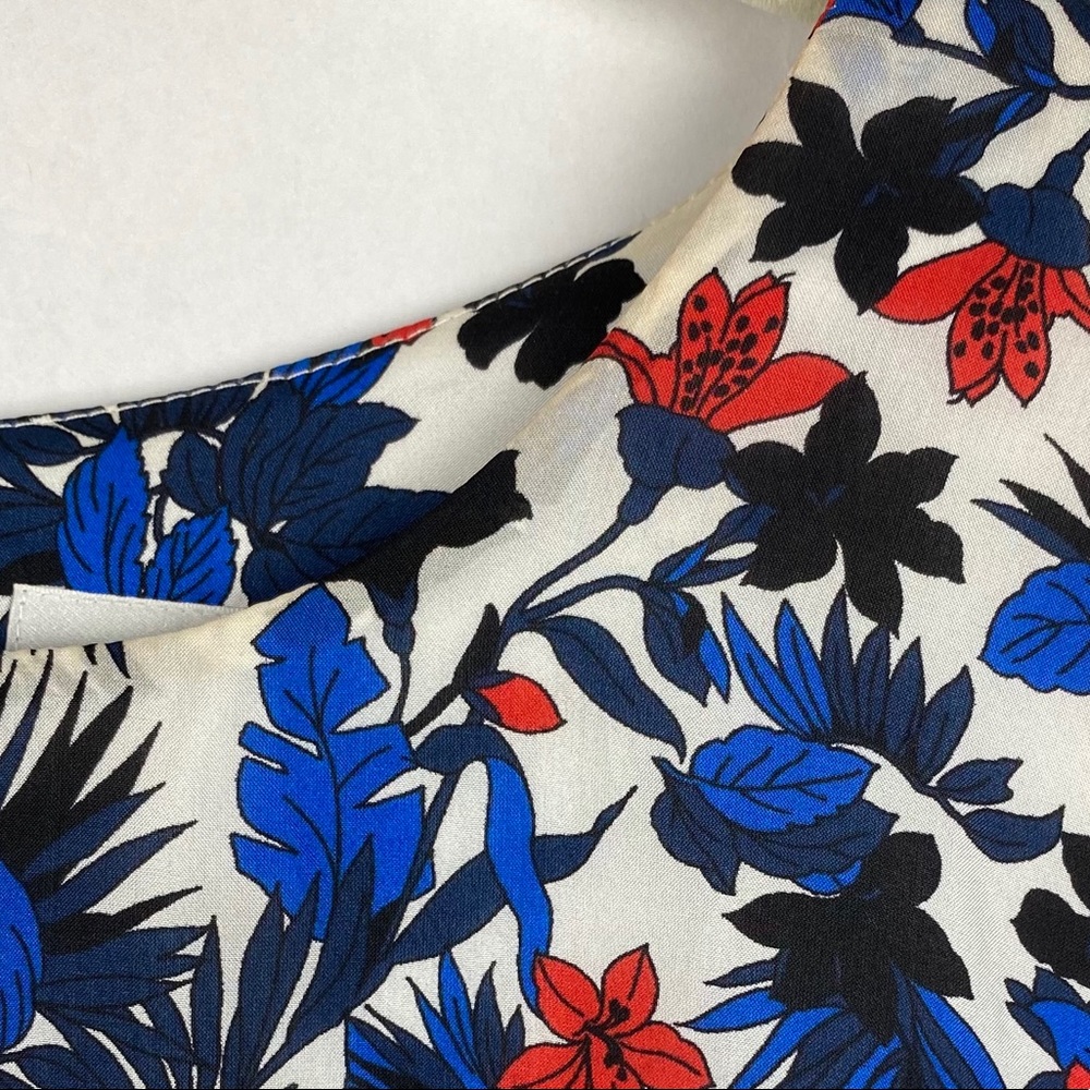 Milly Floral Silk Dress - Picture 9 of 12